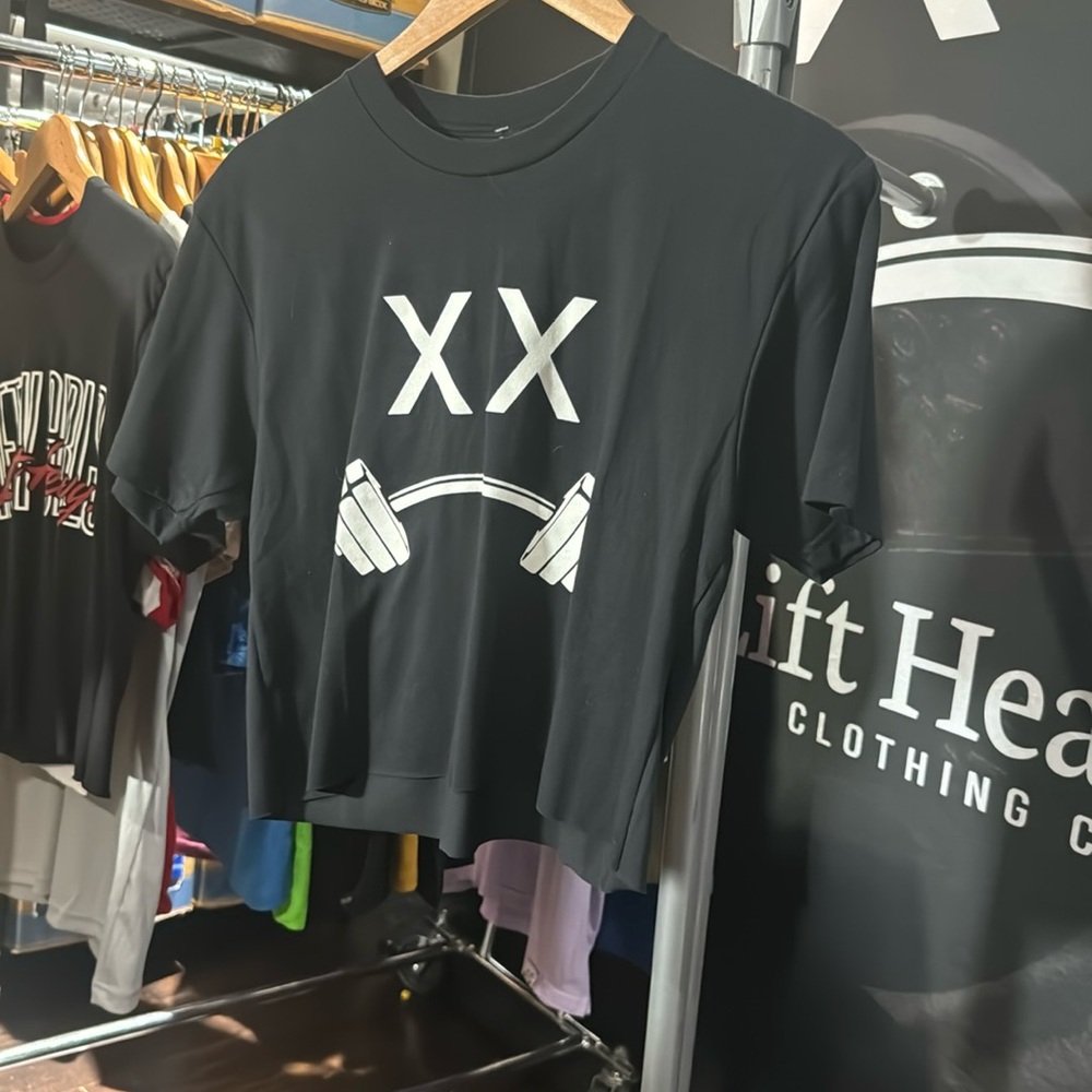 Crop Top lift heavy logo